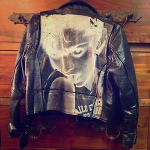 MADONNA leather Motorcycle jacket